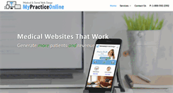 Desktop Screenshot of mypracticeonline.com