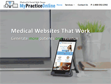 Tablet Screenshot of mypracticeonline.com